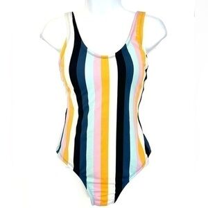 Colorful Striped Swimsuit!